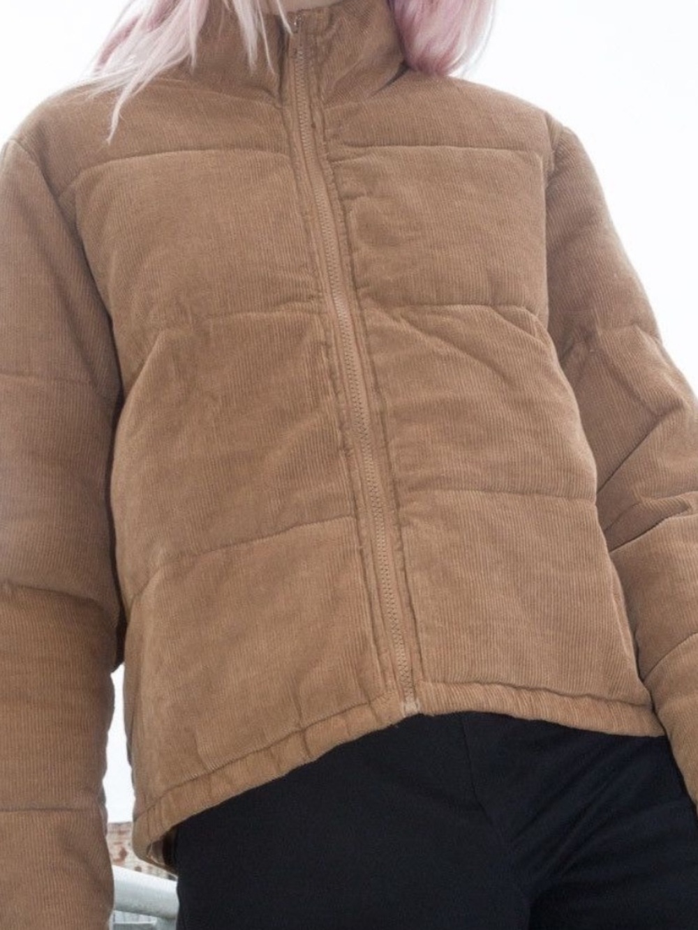 BRANDY MELVILLE / JOHN GALT Corduroy Macy Puffer Jacket  - Excellent Condition